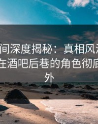 秘语空间深度揭秘：真相风波背后，主持人在酒吧后巷的角色彻底令人意外