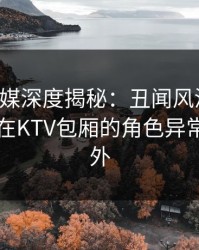 星空传媒深度揭秘：丑闻风波背后，当事人在KTV包厢的角色异常令人意外